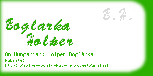 boglarka holper business card
