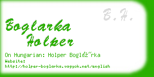 boglarka holper business card